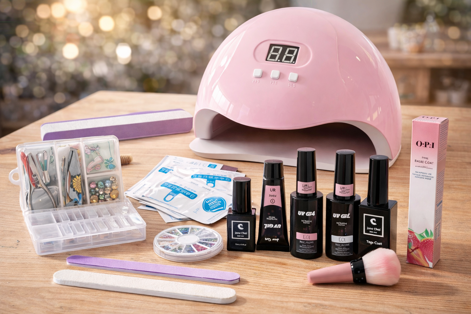 Poly Nagelgel Set – Nail Art Nagelstudio Set für Anfänger & Profis